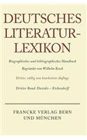Deutsches Literatur-Lexikon, Band 3, Davidis - Eichendorff