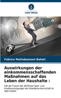 Auswirkungen der einkommensschaffenden Maßnahmen auf das Leben der Haushalte