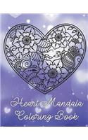 Heart Mandala Coloring Book