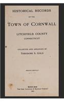 Historical Records of the Town of Cornwall, Litchfield County, Connecticut