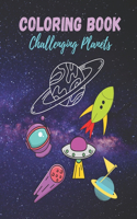 Coloring book Challenging Planets