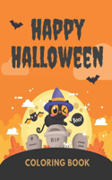 Happy Halloween Coloring Book