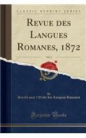 Revue Des Langues Romanes, 1872, Vol. 3 (Classic Reprint)