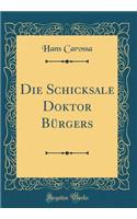 Die Schicksale Doktor Bï¿½rgers (Classic Reprint)