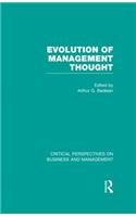 Evolution of Management Thought