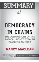 Summary of Democracy in Chains by Nancy MacLean: Conversation Starters