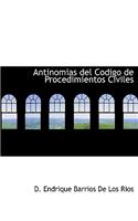 Antinomias del Codigo de Procedimientos Civiles
