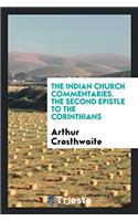 Indian Church Commentaries. the Second Epistle to the Corinthians