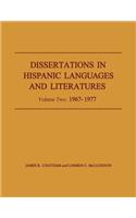 Dissertations in Hispanic Languages and Literatures