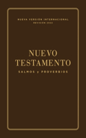 Nvi, Nuevo Testamento de Bolsillo, Con Salmos Y Proverbios, Revisión 2022, Leatherflex, Café