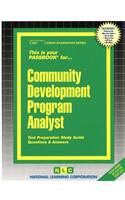 Community Development Program Analyst