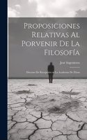 Proposiciones relativas al porvenir de la filosofía