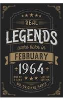 Real Legendes were born in February 1964