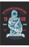 Outer Space Astronaut Notebook
