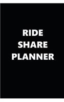 2019 Daily Planner Ride Share Planner Black White Design 384 Pages