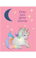 Unicorn Draw And Write Journal For Girls