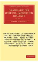 Grammatik der Oskisch-Umbrischen Dialekte: (Volume 1 Grammatik der Oskisch-Umbrischen Dialekte 2 Volume Set)