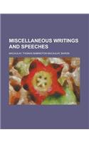 Miscellaneous Writings and Speeches - Volume 2: (English)