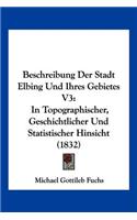Beschreibung Der Stadt Elbing Und Ihres Gebietes V3: In Topographischer, Geschichtlicher Und Statistischer Hinsicht (1832)(German)