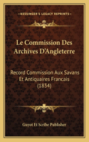 Commission Des Archives D'Angleterre