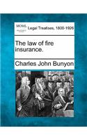 law of fire insurance.