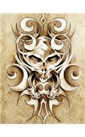 Death's Door Knocker Hex-Map Sketchbook: Game Mapping Sketch Pad Notebook(8 Fantasy 150 Hex-Map)
