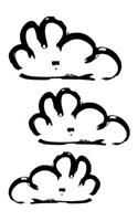 Cloud Notebook: 4 x 4 Graph Grid Paper Pages Journal 6 x 9 Inches (15,2 x 22,9 cm) - Simplicity Gift Idea - Diary, Photo Album or Recipes Booklet