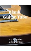 Blank Guitar Tabs