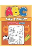 ABC Farm Alphabet Coloring Book