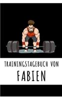 Trainingstagebuch von Fabien