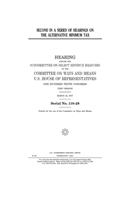 Second in a series of hearings on the Alternative Minimum Tax