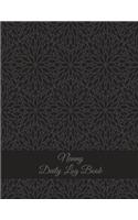 Nanny Daily Log Book: Mandala Vintage Black, Nanny Journal, Kids Record, Kids Healthy Activities Record Large Print 8.5" x 11" Baby Daily Log Feed, Diapers, Sleep, Health