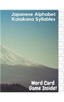 Japanese Alphabet Katakana Syllables: Essential Writing Practice Workbook for Beginner and Student/ Word Card Game Inside(3 Handwrite Book)