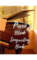 Piano Blank Songwriting Book