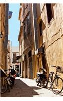 Bikes Parked in an Alley in Athens, Greece Journal: Take Notes, Write Down Memories in this 150 Page Lined Journal