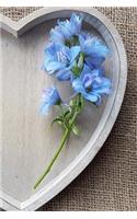 Blue Flowers in a Wooden Bowl Journal
