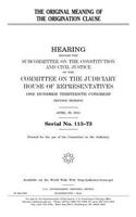 The original meaning of the origination clause