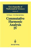 Commutative Harmonic Analysis IV