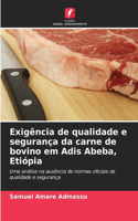 Exigência de qualidade e segurança da carne de bovino em Adis Abeba, Etiópia