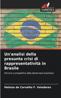 Un'analisi della presunta crisi di rappresentatività in Brasile