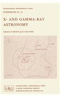 X- And Gamma-Ray Astronomy