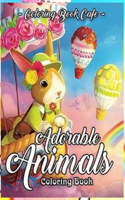 adarable animals coloring book cafe