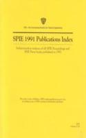 Spie 1991 Publications Index