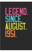 Legend Since August 1951