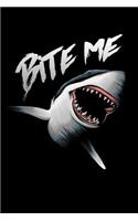 Bite Me: 100 Page Blank Ruled Lined Writing Journal - 6" x 9" Gift