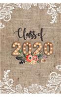 Class of 2020: Blank Notebook for Class of 2020 Seniors, 2020 Graduation Gift, Lined Journal (6x9) 120 Pages, College Ruled Composition Notebook