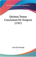 Quintus Tomus Concionum De Tempore (1767)