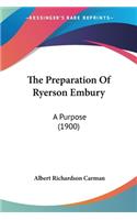 Preparation Of Ryerson Embury