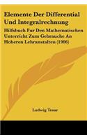 Elemente Der Differential Und Integralrechnung
