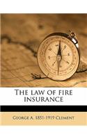 law of fire insurance